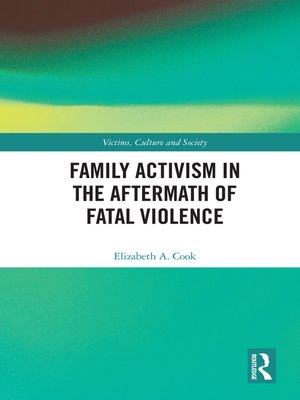 cover image of Family Activism in the Aftermath of Fatal Violence